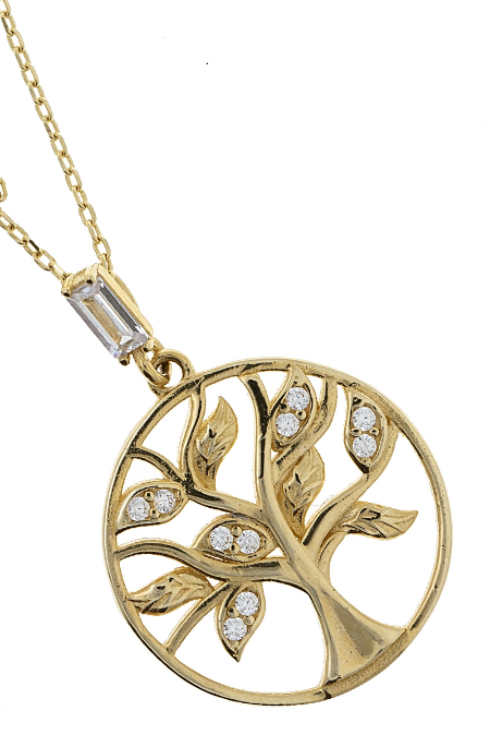 ZLATNI NAKIT 585 OGRLICA ZLA7500-3.00 Silver Group