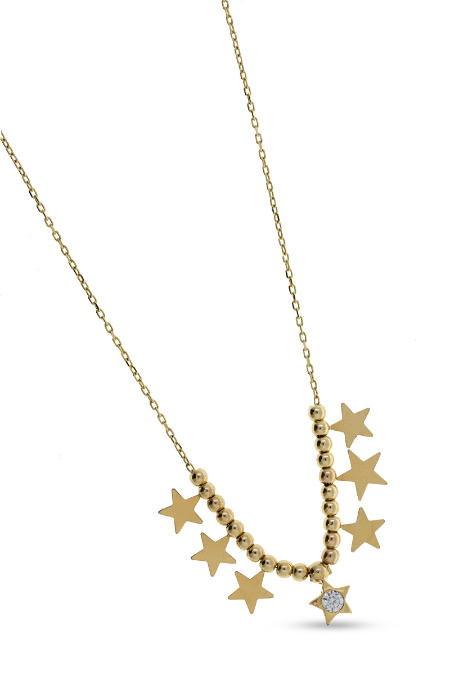 ZLATNI NAKIT 585 OGRLICA ZLA7500-3.85 Silver Group