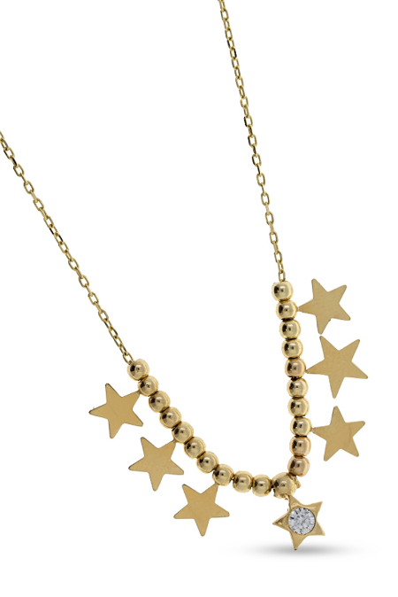 ZLATNI NAKIT 585 OGRLICA ZLA7500-3.85 Silver Group