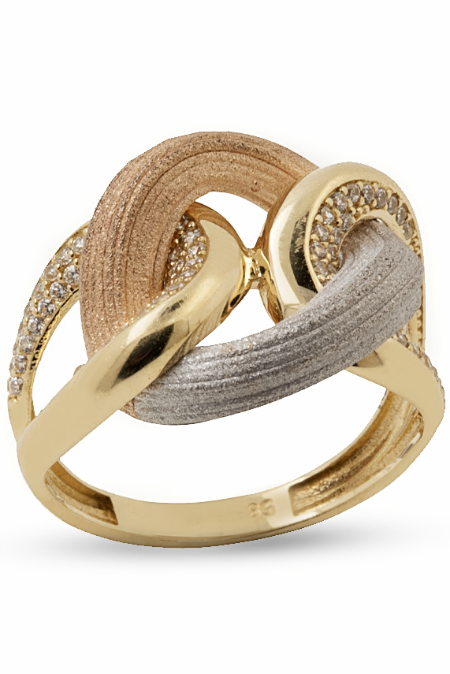 ZLATNI NAKIT 585 PRSTEN ZLA14500-5.45 Silver Group