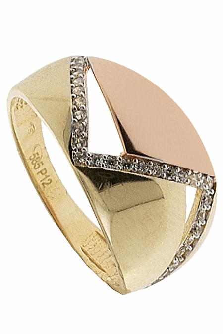 ZLATNI NAKIT 585 PRSTEN ZLA7500-3.20 Silver Group